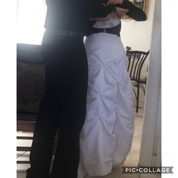 White Ruffled Dress - Picture 2 of 6